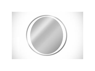 Miroir salle de bain led rond 60 cm rétroéclairage blanc design