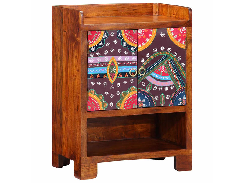  Meuble à chaussure, cabinet à chaussures avec étagère marron 55x35x75 cm  - Conforama B