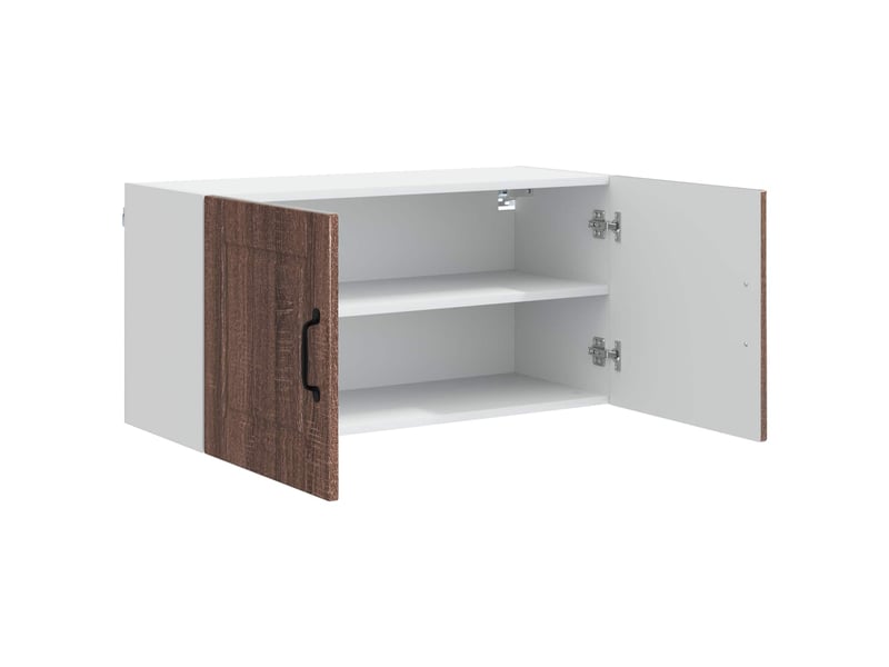  Armoire de cuisine chêne brun 80x31x40cm bois d'ingénierie shl8587  - Conforama E