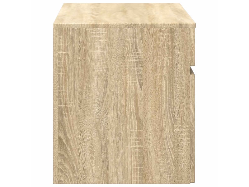 Cabinet salle de bain mural, meuble de rangement chêne sonoma 59x44.5x50 cm  - Conforama D