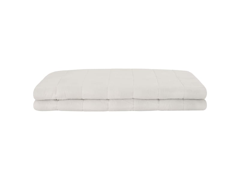  Couverture lestée, couverture pondérée blanc 200x230 cm 13 kg 100% coton 205t shl20483  - Conforama C