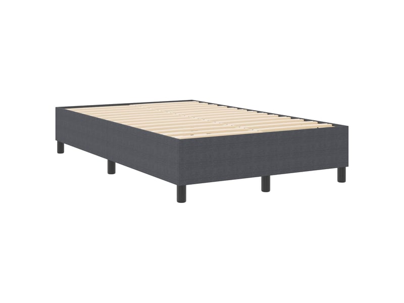  Lit double- lit adulte -  cadre de lit plateforme gris foncé 120 x 200 cm  - Conforama A