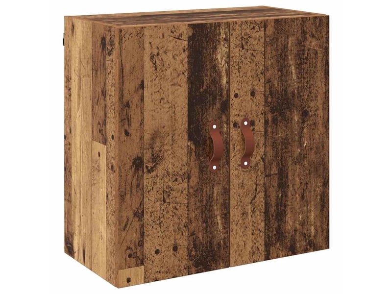  Meuble mural, meuble de rangement salon 60 x 31 x 60 cm bois d'ingénierie bois ancien  - Conforama A