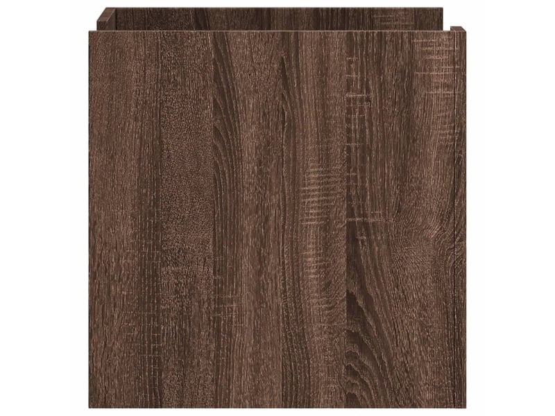  Table de chevet - cabinet de chevet - table de nuit chêne marron 45x50x50 cm bois d’ingénierie  - Conforama D
