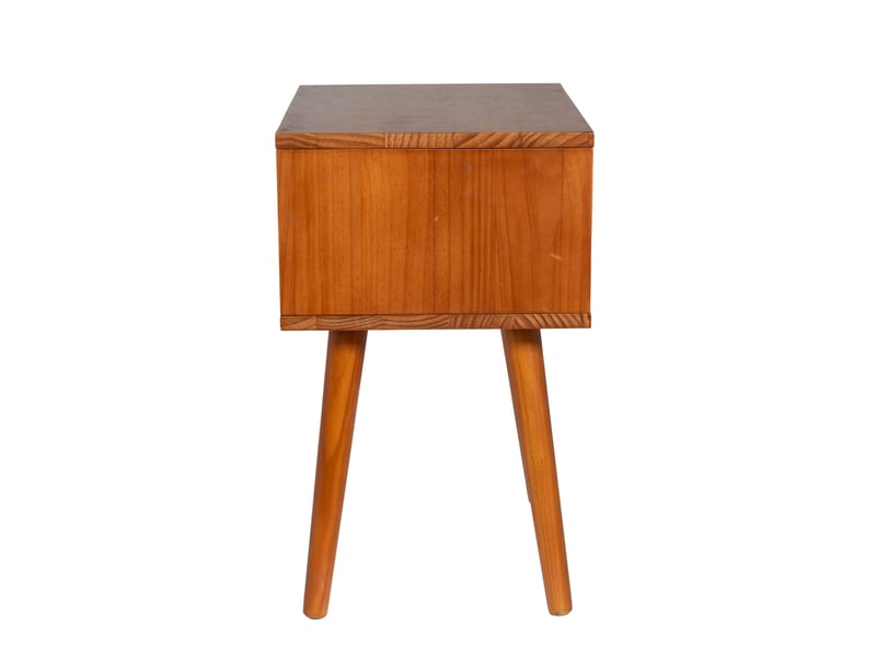  Chevet noisette cannage pin massif avec tiroir anna  - Conforama E