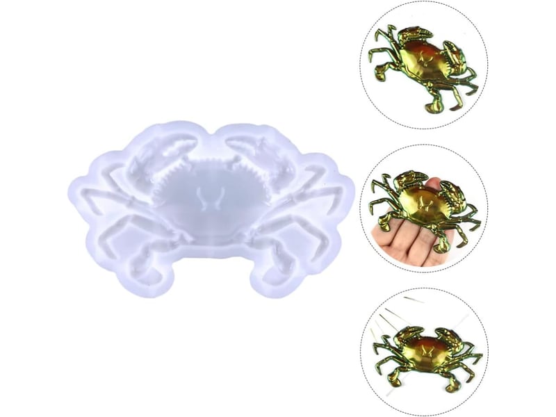 Moules en résine en silicone en forme de crabe - vie marine - animaux de l'océan - moules de moulage en résine époxy - moules de moulage en résine épo NO Commercial reference - Conforama D