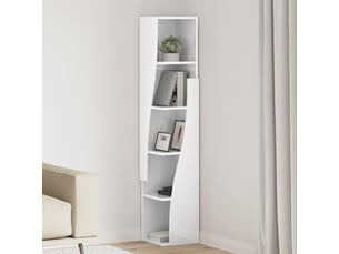 Meuble d'angle, meuble de rangement salon 27,5x27x140cm bois d'ingénierie
