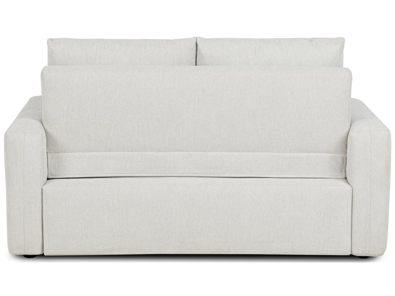  Canape droit convertible beige 2 places  - Conforama D