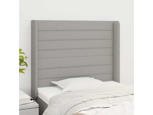 Tete de lit A poser largeur 103 cm <strong></strong> <strong></strong> argenté