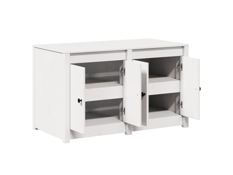 Meuble de rangement, armoire de cuisine avec étagère meppel blanc 106x55x64cm - Conforama E