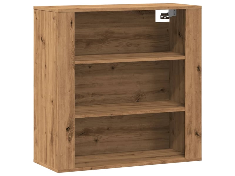  Armoire murale, meuble de rangement chêne artisanal 80x33x80 cm bois d'ingénierie  - Conforama A