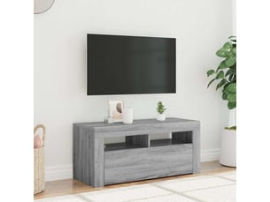 Meuble tv coloris gris 90 cm <strong></strong>  <strong></strong>