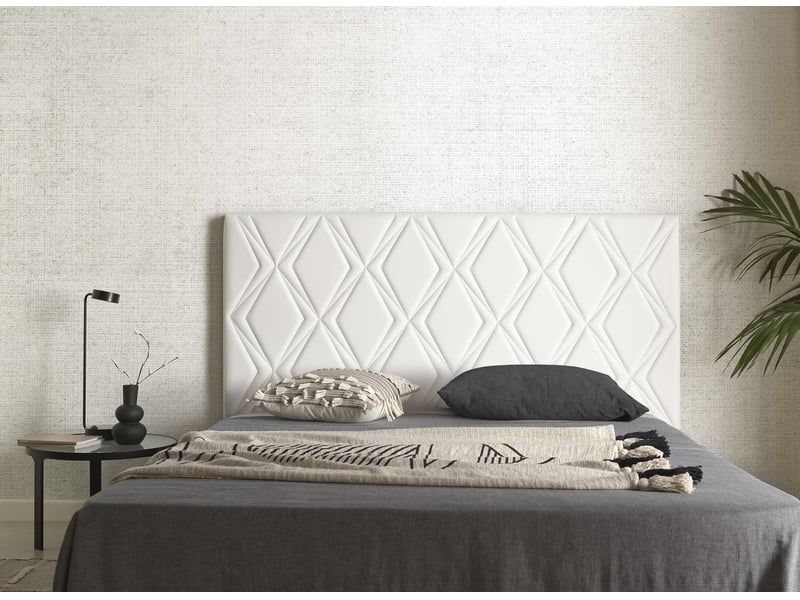  Tête de lit en simili cuir rubí - simili cuir, rembourrage mousse, fabrication artisanale 8435720010473 - Conforama B