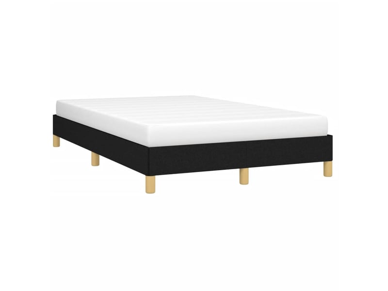  Lit double- lit adulte -  cadre de lit sans matelas noir 120x190 cm tissu  - Conforama C