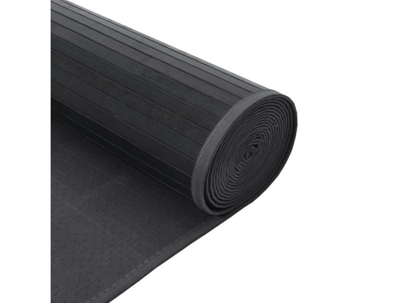  Tapis rectangulaire en bambou gris 70x300 cm - comfortxl 376880 - Conforama E