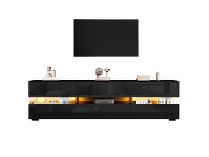 Meuble tv coloris noir 160 cm HAVRYA  