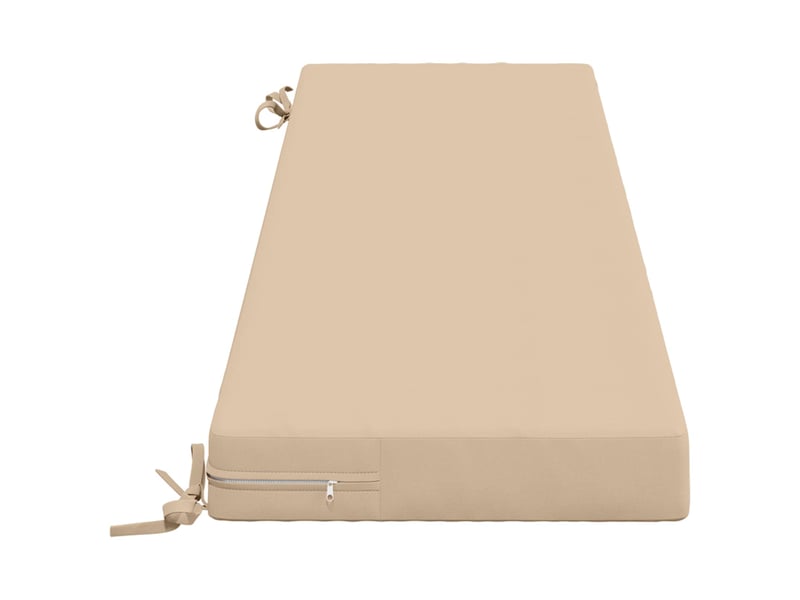  Coussin de banc, coussin d'assise, coussin de canapé soest 100 % polyester crème 150 x 40 x 8 cm cf53224  - Conforama D