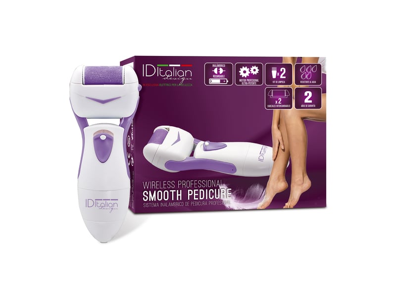  Râpe Électrique pour Pieds – 2 Têtes, Rotation 360°, Utilisation à Sec ou Humide – Italian Design  - Conforama B