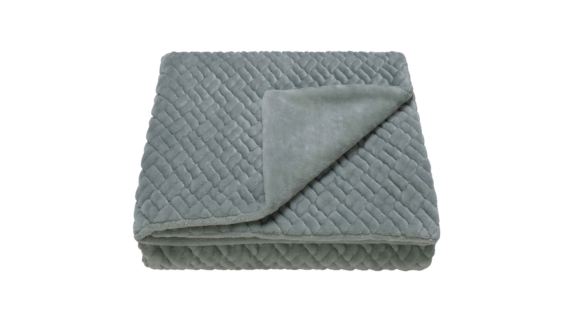 LOMOCO Plaid 125X150CM vert LEXI Conforama