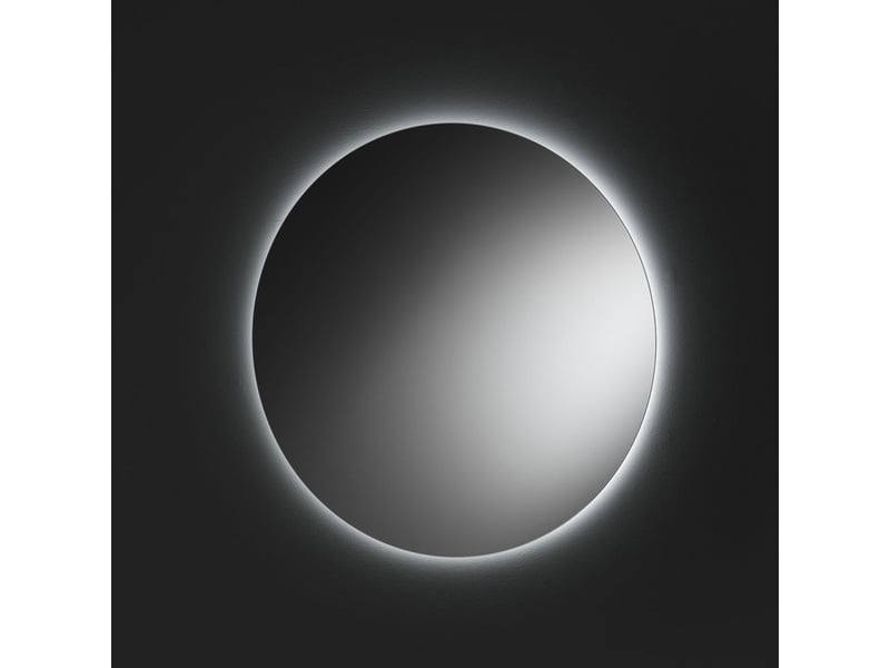  Miroir de salle de bain rond 90 cm globe avec éclairage led périphérique  - Conforama C