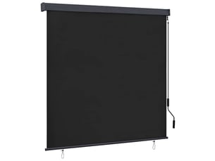 Store enrouleur, store roulant d'extérieur 160x250 cm anthracite cf47337