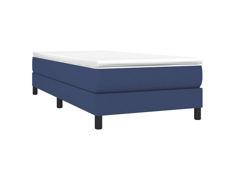  Lit simple- lit adulte -  cadre de lit à lattes bleu 100x200 cm tissu  - Conforama B