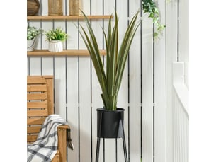 Plante artificielle agave en pot 16 feuilles h90 cm