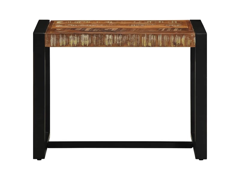  Banc d'entrée, banc interieur multicolore 60x35x45 cm en bois massif recyclé  - Conforama D