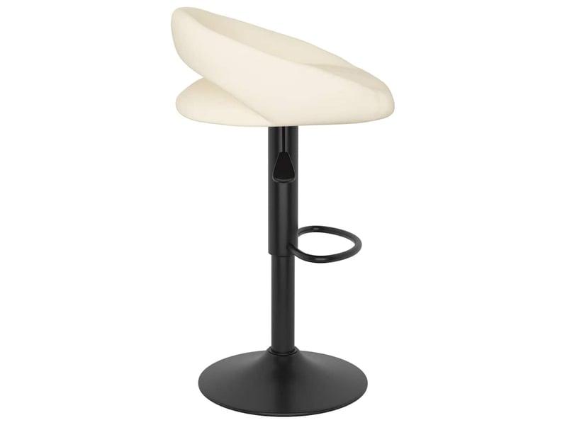  Lot de 2 tabouret de bar, chaise de bar crème velours shl9289  - Conforama E