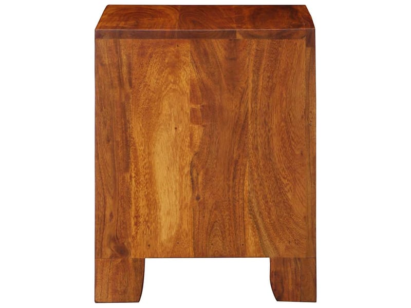 Lot de 2 table de chevet - cabinet de chevet - table de nuit 40x35x45 cm bois d'acacia massif - Conforama B