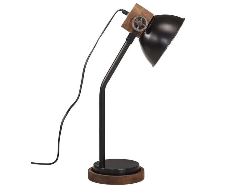  Lampe de bureau 25 w noir 18x18x60 cm e27  - Conforama D