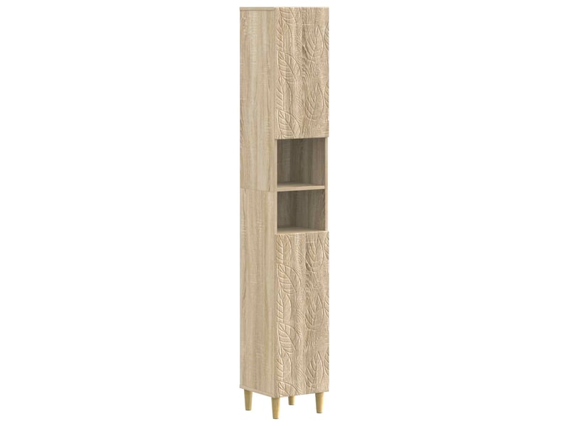 Ensemble de meuble de salle de bain 3 pièces delft chêne sonoma cf63383 - Conforama C