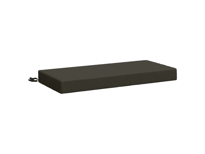  Coussin de banc, coussin d'assise, coussin de canapé soest 100 % polyester anthracite 60 x 40 x 8 cm cf52988  - Conforama A