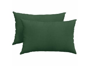 Lot de 2 coussins de canapé, coussins décoratifs vert foncé 60 x 40 cm cf59189