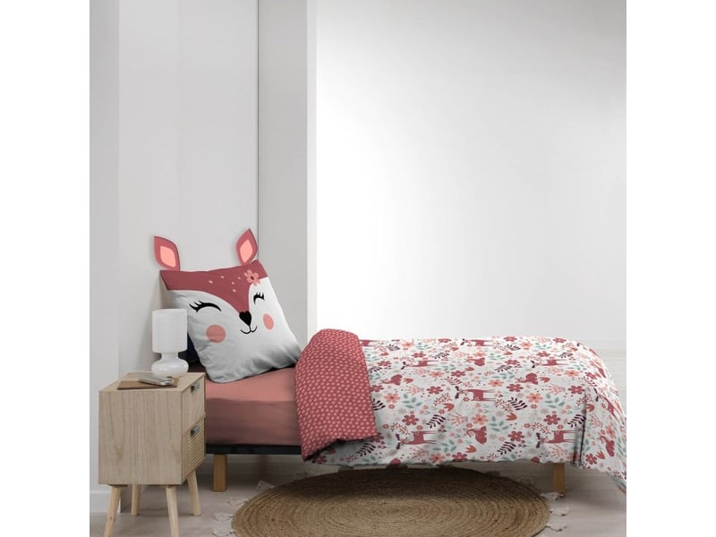  Housse de couette 140x200 + 1 taie bichette  coton  - Conforama C