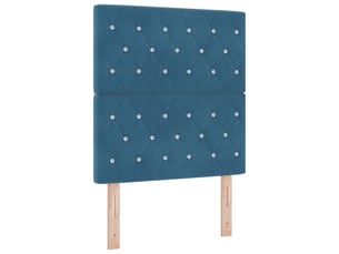 Tete de lit A poser largeur 80 cm bleu