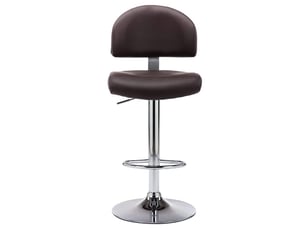 Tabouret de bar, chaise de bar marron similicuir shl58013