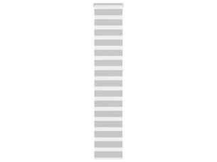 Store zèbre, store de fenêtre gris clair largeur du tissu 45,9 cm polyester cf48498