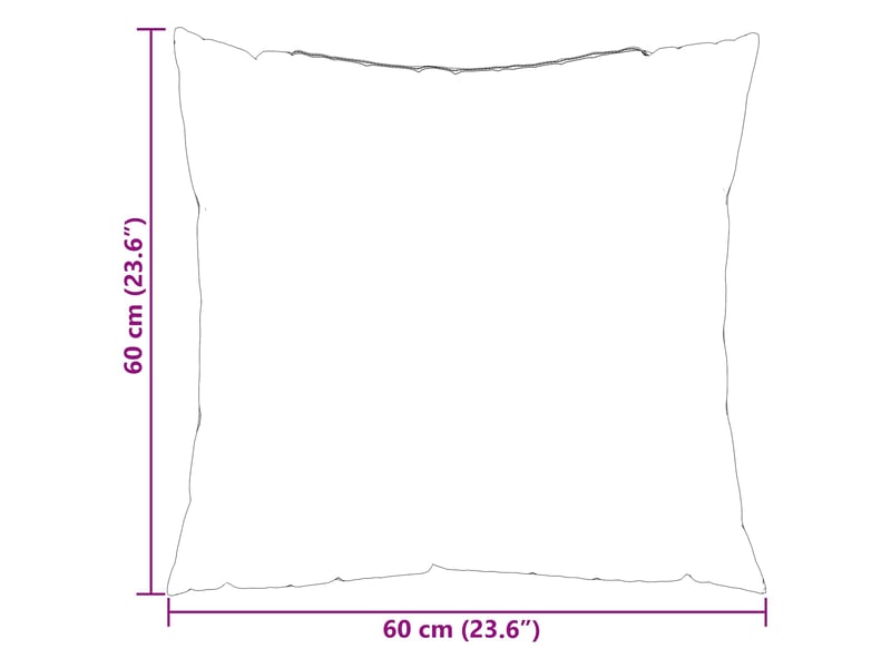  Lot de 4 coussins d'extérieur, coussins de chaise tissu carreaux grisel 60 x 60 cm cf56423  - Conforama E