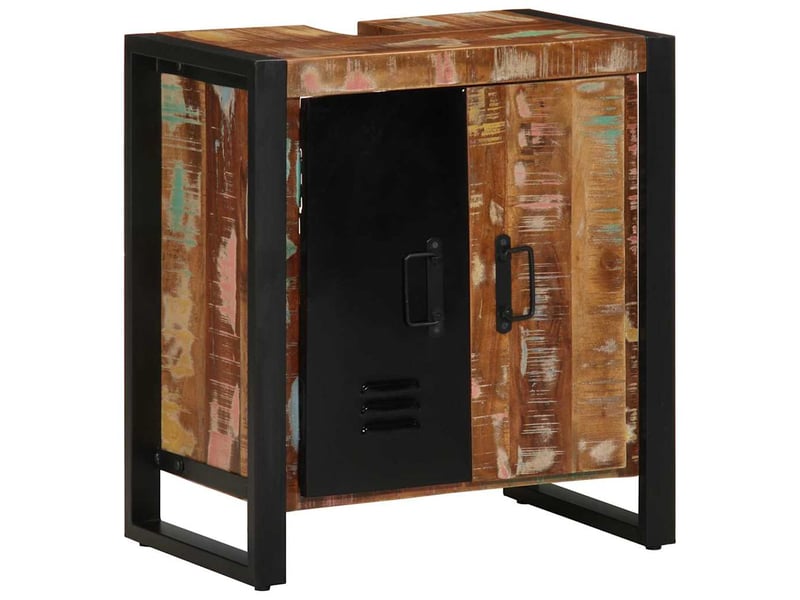 Armoire de salle de bain, cabinet de salle de bain marron 55 x 35 x 60 cm cf65105 - Conforama A