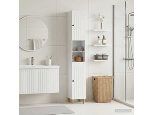 Colonne de salle de bain avec étagère ouverte alkmaar shl4733