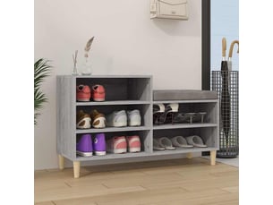 Meuble à chaussures 4 paire(s)  <strong></strong>  <strong></strong> coloris gris