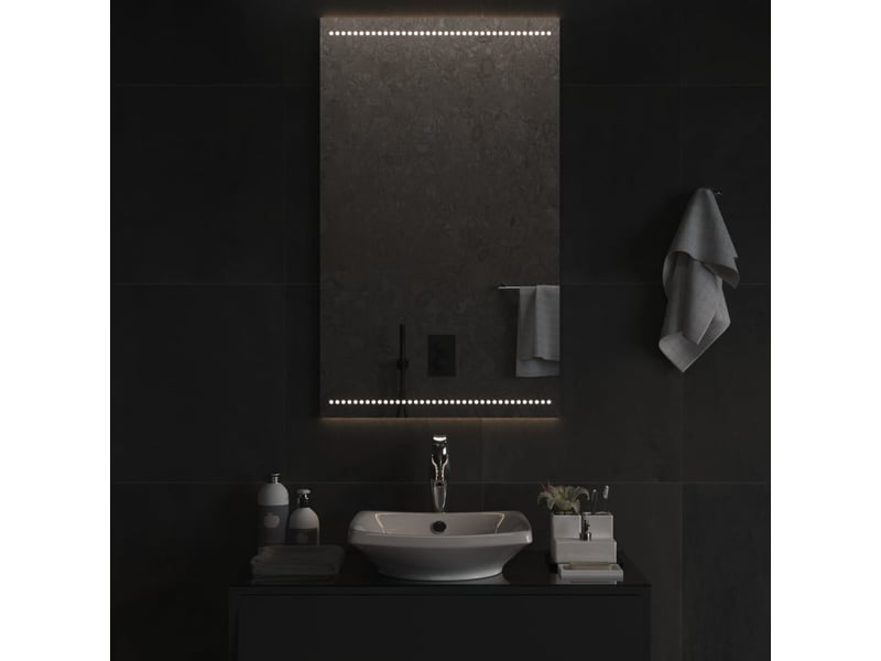  Miroir de salle de bain, miroir de toilette à led 60x100 cm cf62503  - Conforama C