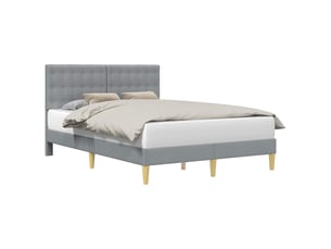Lit 2 places 120x190cm coloris gris