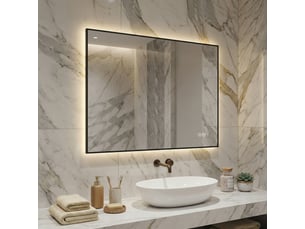 Miroir de salle de bain led 60 x 80 cm anti-buée intensité variable