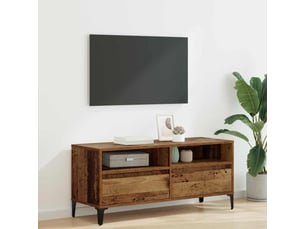 Meuble tv coloris marron 34.5 cm <strong></strong> <strong></strong>