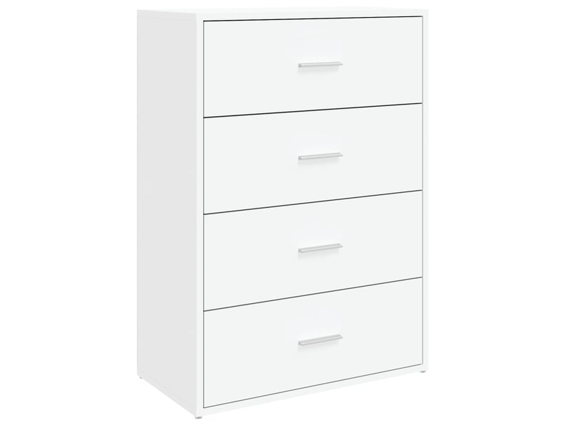  Buffet - bahut - meuble de rangement blanc 60x31x84 cm bois d'ingénierie  - Conforama A