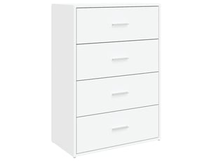 Buffet - bahut - meuble de rangement blanc 60x31x84 cm bois d'ingénierie