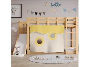 Lit superposé 90x200 cm <strong>ULEVR</strong> <strong></strong> coloris naturel