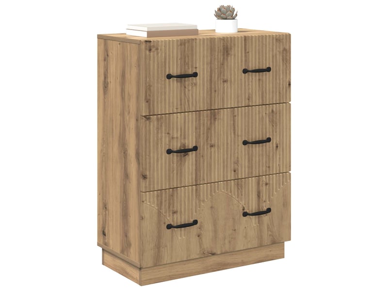 Armoire de rangement bureau, armoire à tiroirs 66 x 34,5 x 87 cm bois d'ingénierie shl3885  - Conforama C